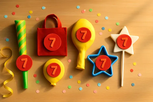 Lembrancinhas simples de EVA para festa de meninos de 7 anos