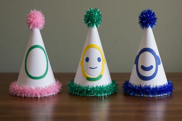 Chapéu de festa personalizado: molde grátis e decoração criativa