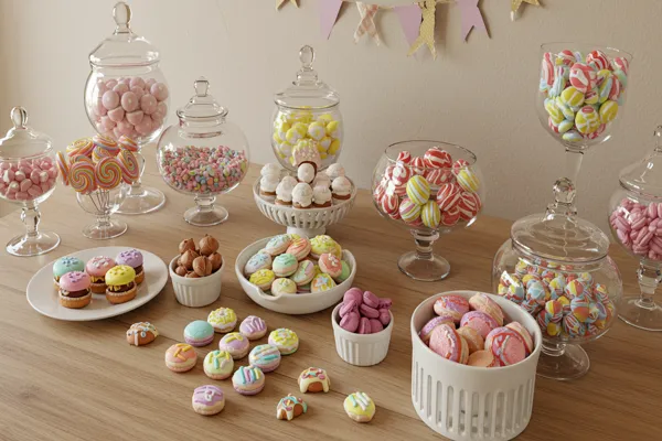 Como montar um cantinho de doces criativo gastando pouco