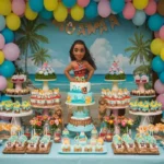 Festa infantil no tema Moana simples e barata