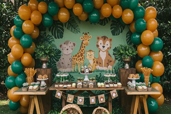 Ideias de festa com tema safari usando materiais simples e baratos
