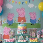 Inspirações de festa simples no tema Peppa Pig com materiais recicláveis
